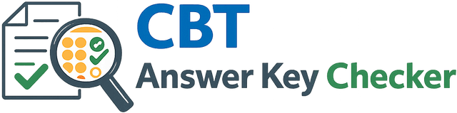 CBT Answer Key Checker logo